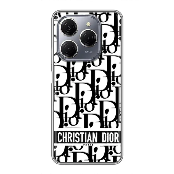 Чехол с рисунком «Christian Dior» для TECNO Spark 20 Pro