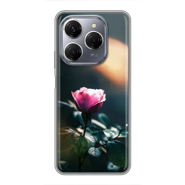 Чехол с рисунком «Цветок ночной» для TECNO Spark 20 Pro Чехол с рисунком «Цветок ночной» для TECNO Spark 20 Pro