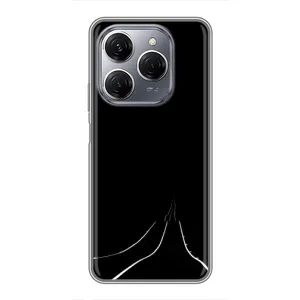 Чехол с картинками на черном фоне для TECNO Spark 20 Pro (Дорога)