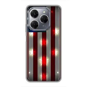 Чохол Прапор USA для TECNO Spark 20 Pro (Прапор США 2)