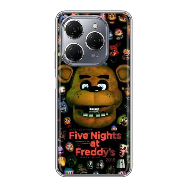 Чехол с рисунком «Freddy» для TECNO Spark 20 Pro