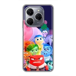 Чохол Головоломка для TECNO Spark 20 Pro - (AlphaPrint) (Герої головоломки)