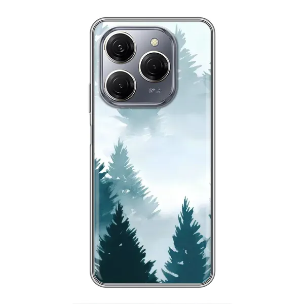 Чехол с рисунком «Горный лес» для TECNO Spark 20 Pro Чехол с рисунком «Горный лес» для TECNO Spark 20 Pro