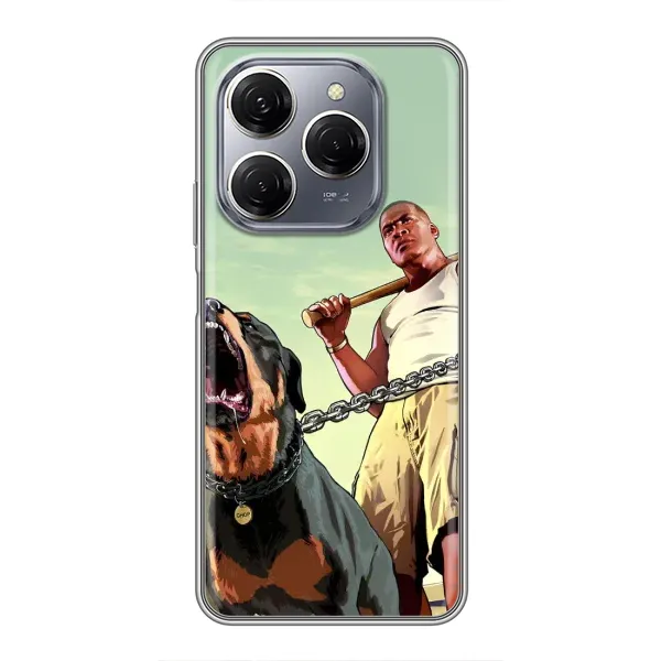 Чехол с рисунком «GTA» для TECNO Spark 20 Pro Чехол с рисунком «GTA» для TECNO Spark 20 Pro