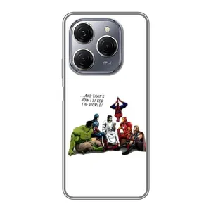 Чохли для TECNO Spark 20 Pro (Для Християн) (Ісус супергерой)
