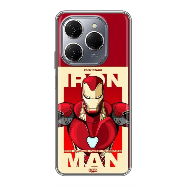 Чехол с рисунком «Iron man» для TECNO Spark 20 Pro Чехол с рисунком «Iron man» для TECNO Spark 20 Pro