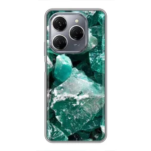 Чохол (Дорого-богато) на TECNO Spark 20 Pro (Смарагд)