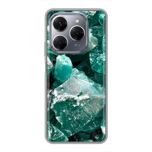 Чехол с рисунком «Изумруд» для TECNO Spark 20 Pro Чехол с рисунком «Изумруд» для TECNO Spark 20 Pro