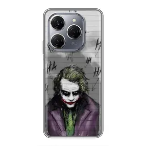 Чехлы с картинкой Джокера на TECNO Spark 20 Pro (Joker клоун)