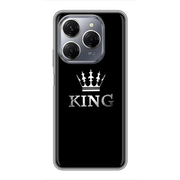 Чехол с рисунком «KING» для TECNO Spark 20 Pro Чехол с рисунком «KING» для TECNO Spark 20 Pro