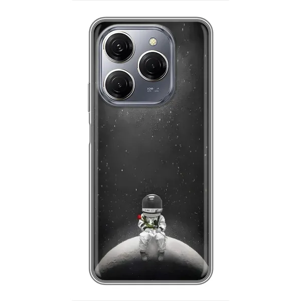 Чехол с рисунком «Космонавт романтик» для TECNO Spark 20 Pro Чехол с рисунком «Космонавт романтик» для TECNO Spark 20 Pro