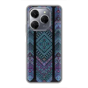 Силіконовый Чохол на TECNO Spark 20 Pro (Крутий орнамент)