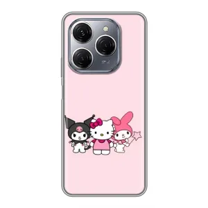Чехол с персонажем Куроми на TECNO Spark 20 Pro (Куроми Мелоди Китти)