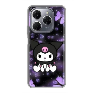 Чехол с персонажем Куроми на TECNO Spark 20 Pro (Куроми на черном)