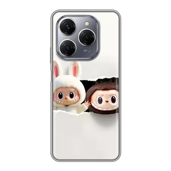 Чехол с рисунком «Фигурки Labubu» для TECNO Spark 20 Pro Чехол с рисунком «Фигурки Labubu» для TECNO Spark 20 Pro