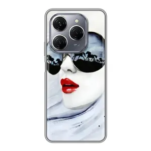 Чохол з картинкою Модні Дівчата TECNO Spark 20 Pro (Любителька коней)