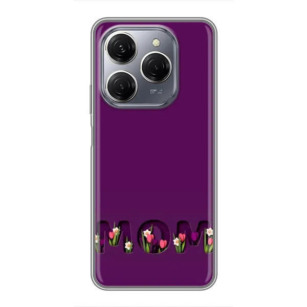 Чехол с рисунком «Мама с цветами» для TECNO Spark 20 Pro Чехол с рисунком «Мама с цветами» для TECNO Spark 20 Pro