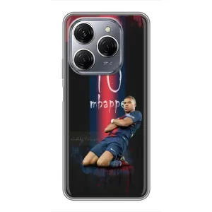 Чохол (TPU) з Футболістом на TECNO Spark 20 Pro (MBAPPE 10)