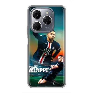 Чохол (TPU) з Футболістом на TECNO Spark 20 Pro (MBAPPE)