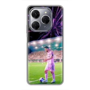 Чехлы Лео Месси в Майами на TECNO Spark 20 Pro (Месси в Майами)