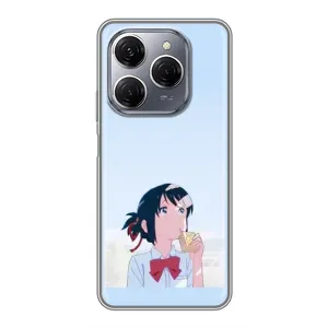 Чехол с персонажами АНИМЕ на TECNO Spark 20 Pro (Мицуха)