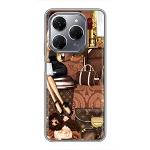 Чехол Стиль Louis Vuitton на TECNO Spark 20 Pro (Мода Луи Виттон)
