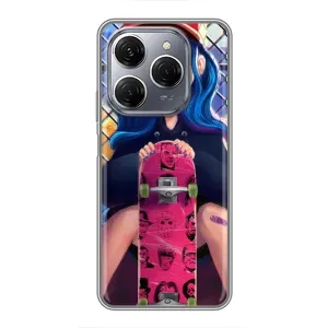 Чохол з картинкою Модні Дівчата TECNO Spark 20 Pro (Модна Дівчинка)