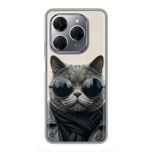 Чохол на тематику: Коти для TECNO Spark 20 Pro (Модний кіт)