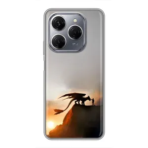 Чехол дракон Беззубик для TECNO Spark 20 Pro (Мультиик Беззубик)