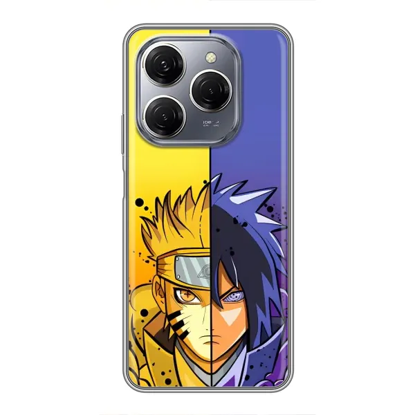 Чехол с рисунком «Naruto Vs Sasuke» для TECNO Spark 20 Pro Чехол с рисунком «Naruto Vs Sasuke» для TECNO Spark 20 Pro
