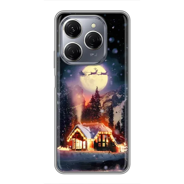 Чехол с рисунком «Настроение зимнее» для TECNO Spark 20 Pro Чехол с рисунком «Настроение зимнее» для TECNO Spark 20 Pro