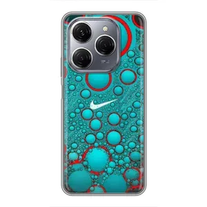 Силиконовый Чехол на TECNO Spark 20 Pro с картинкой Nike