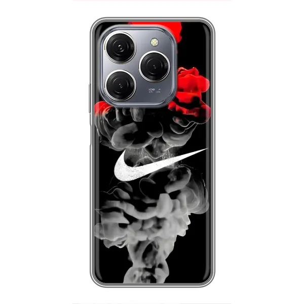 Чехол с рисунком «Nike дым» для TECNO Spark 20 Pro Чехол с рисунком «Nike дым» для TECNO Spark 20 Pro