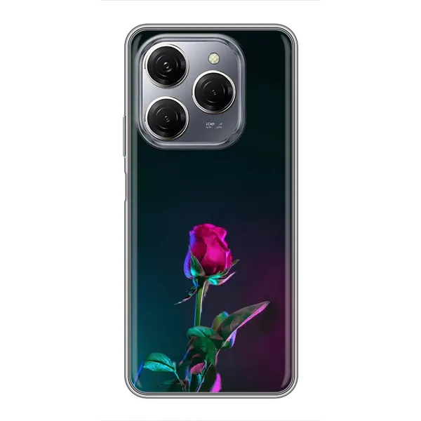 Чехол с рисунком «Ночная роза» для TECNO Spark 20 Pro Чехол с рисунком «Ночная роза» для TECNO Spark 20 Pro