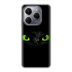 Чехол дракон Беззубик для TECNO Spark 20 Pro (Глаза Беззубика)