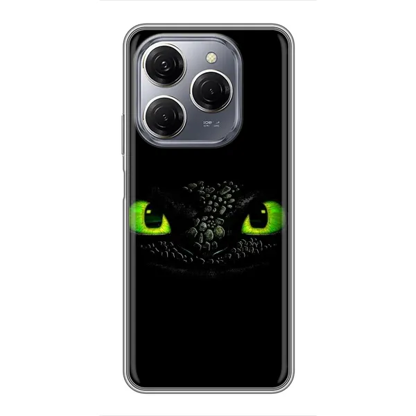 Чехол с рисунком «Глаза Беззубика» для TECNO Spark 20 Pro Чехол с рисунком «Глаза Беззубика» для TECNO Spark 20 Pro