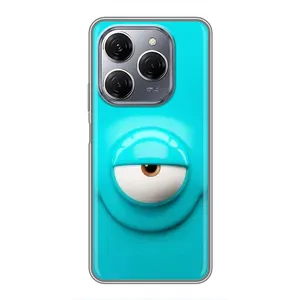 Силиконовые Чехлы (смешные стикеры) для TECNO Spark 20 Pro (Одноглазик)
