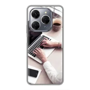 Силіконовий бампер (Працівники) на TECNO Spark 20 Pro (Офісний працівник)