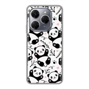 Чехлы с Пандами на TECNO Spark 20 Pro (Пандочки)