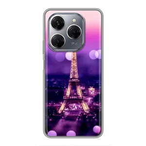 Чехол с Эйфелевой башней на TECNO Spark 20 Pro (Париж башня)