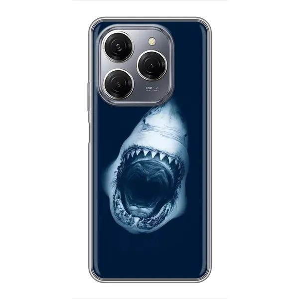 Чехол с рисунком «Пасть Акулы» для TECNO Spark 20 Pro Чехол с рисунком «Пасть Акулы» для TECNO Spark 20 Pro