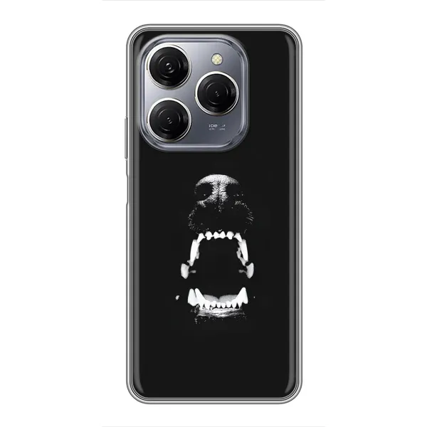 Чехол с рисунком «Пасть добермана» для TECNO Spark 20 Pro Чехол с рисунком «Пасть добермана» для TECNO Spark 20 Pro