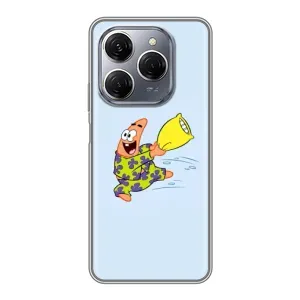 Чохли з Патріком на TECNO Spark 20 Pro (Патрік із подушкою)