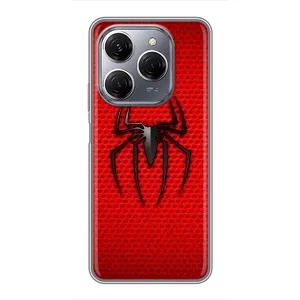 Чехол Супергерой Человека Паука на TECNO Spark 20 Pro (Паук марвел)