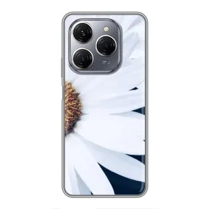 Чехол с ромашками на TECNO Spark 20 Pro (Пол ромашки)