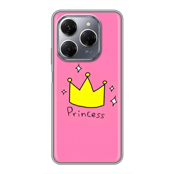 Чехол с рисунком «Princess» для TECNO Spark 20 Pro Чехол с рисунком «Princess» для TECNO Spark 20 Pro