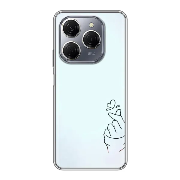 Чехол с рисунком «Сердце на голубом» для TECNO Spark 20 Pro Чехол с рисунком «Сердце на голубом» для TECNO Spark 20 Pro