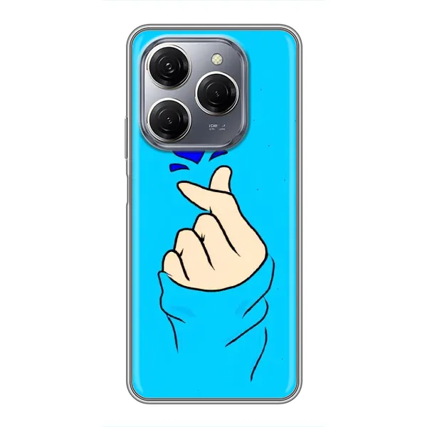 Чехол с рисунком «Сердце на синем» для TECNO Spark 20 Pro Чехол с рисунком «Сердце на синем» для TECNO Spark 20 Pro