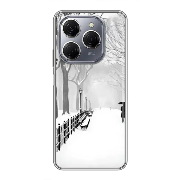 Чехол с рисунком «Снегом замело» для TECNO Spark 20 Pro Чехол с рисунком «Снегом замело» для TECNO Spark 20 Pro