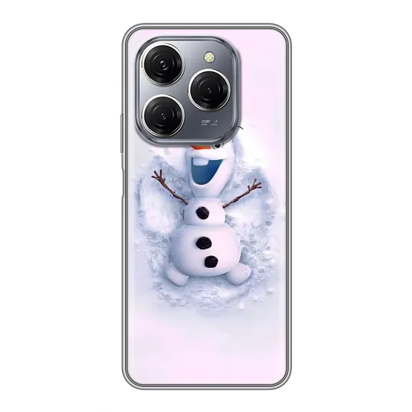 Чехол с рисунком «Снеговик Олов» для TECNO Spark 20 Pro Чехол с рисунком «Снеговик Олов» для TECNO Spark 20 Pro